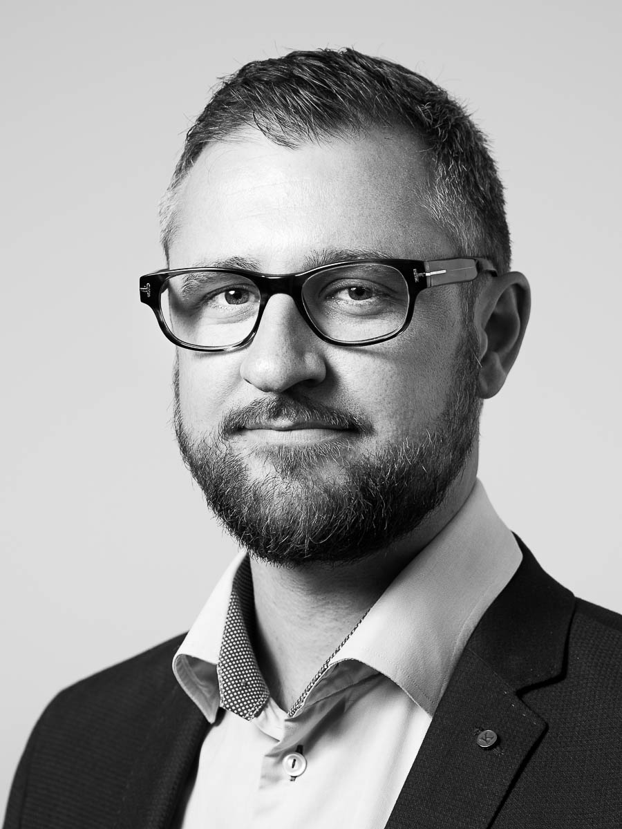 Erhvervsportrætter Sort og Hvid | Fotograf Skanderborg